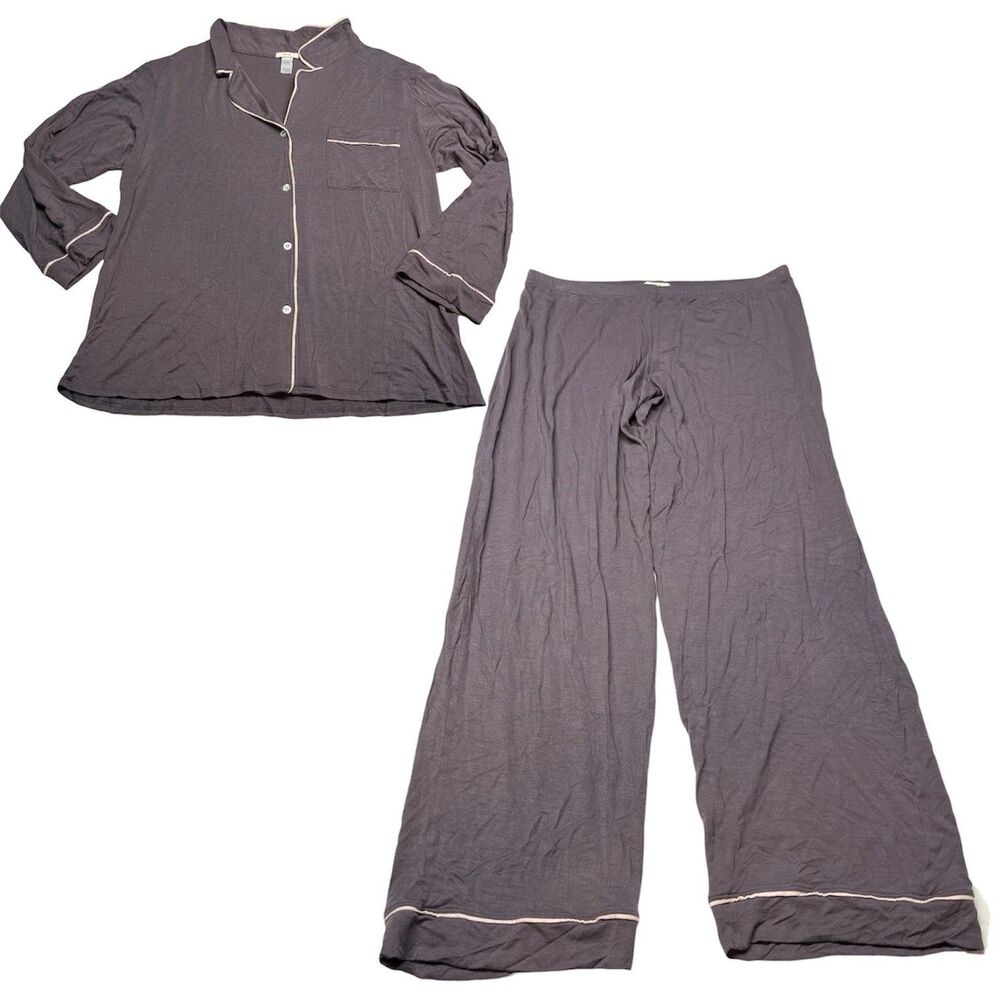 Eberjey Gisele Modal Long Sleeve Pants PJ Pajama Set